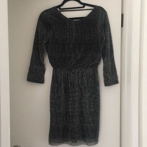 Silver cocktail dress